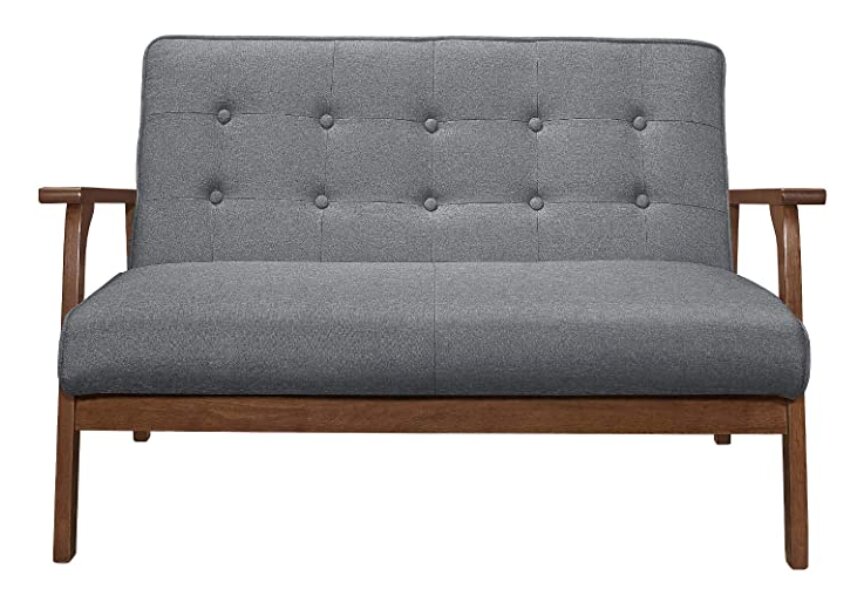 Blackwolf Upholstered Modern Loveseat