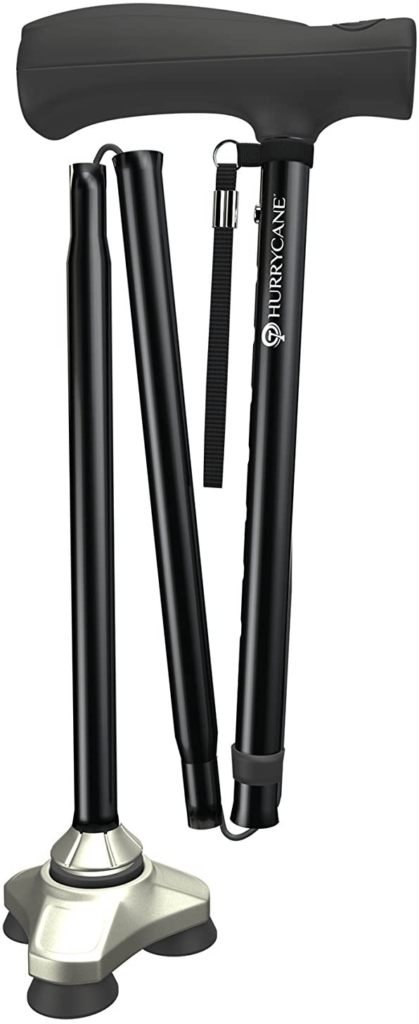 HurryCane HCANE-BK-C2 Freedom Edition Foldable Walking Cane