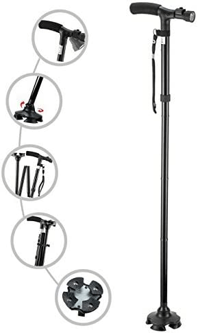 My Cane – Pivoting Quad Base