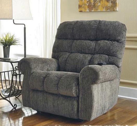 Signature Design by Ashley Ernestine Upholstered Power Lift Adjustable Oversized Recliner